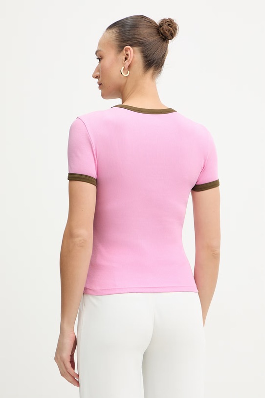 Odzież Iceberg t-shirt F071.6302. różowy