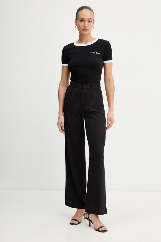 Iceberg t-shirt F071.6302. czarny SS26