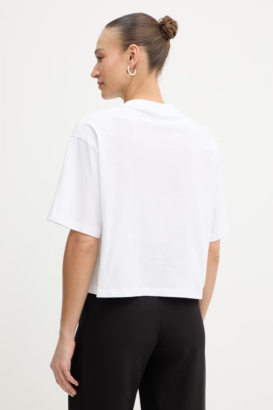 Odzież Iceberg t-shirt bawełniany FB01.6325 biały