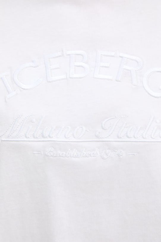 Iceberg t-shirt bawełniany FB01.6325 biały