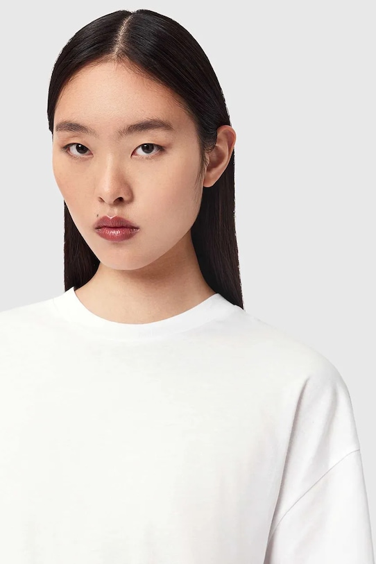 AllSaints t-shirt damski bawełniany FUSE biały W070JE