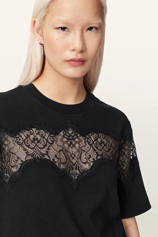 AllSaints t-shirt damski LISA czarny W071JE