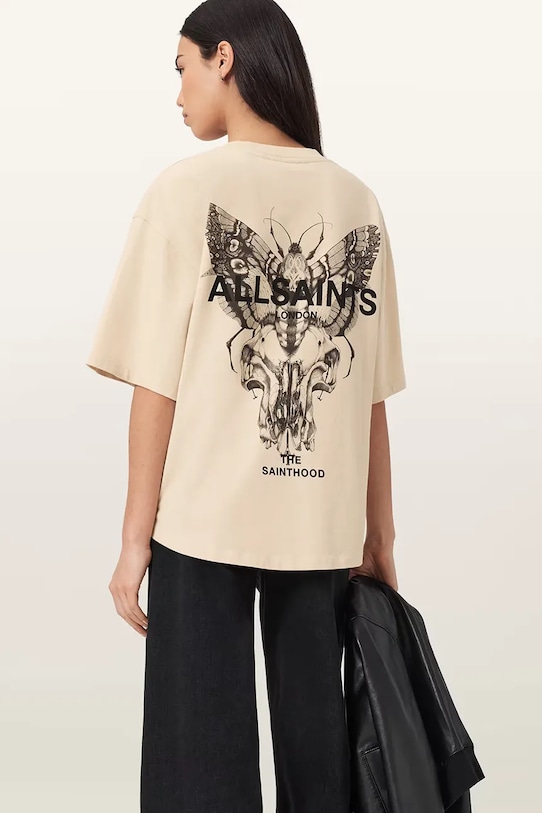 AllSaints t-shirt bawełniany HALIS W140JE