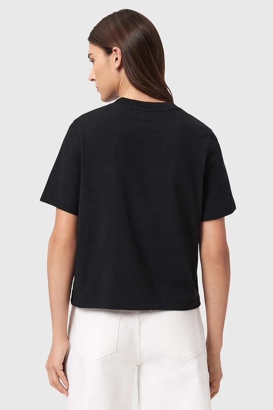 AllSaints t-shirt bawełniany LISA W148JE czarny SS26