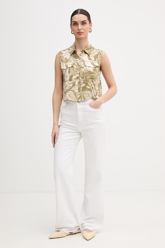 Gaudi camicia 611BD45020 verde SS26