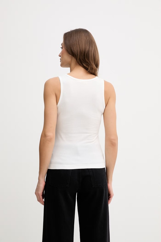 Odzież Gaudi top damski z bawełny 611BD64032 beżowy