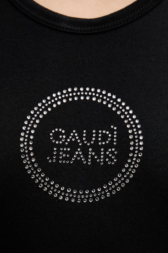 Gaudi top damski z bawełną 611BD64032 czarny