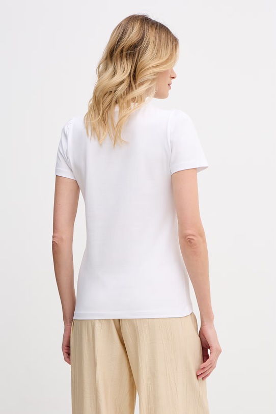 Odzież Gaudi t-shirt damski bawełniany 611BD64050 biały