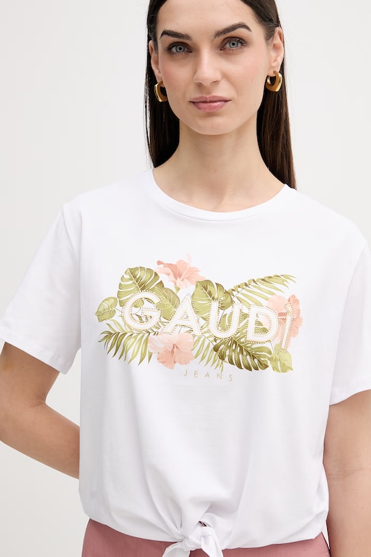 Μπλουζάκι Gaudi λευκό 611BD64052