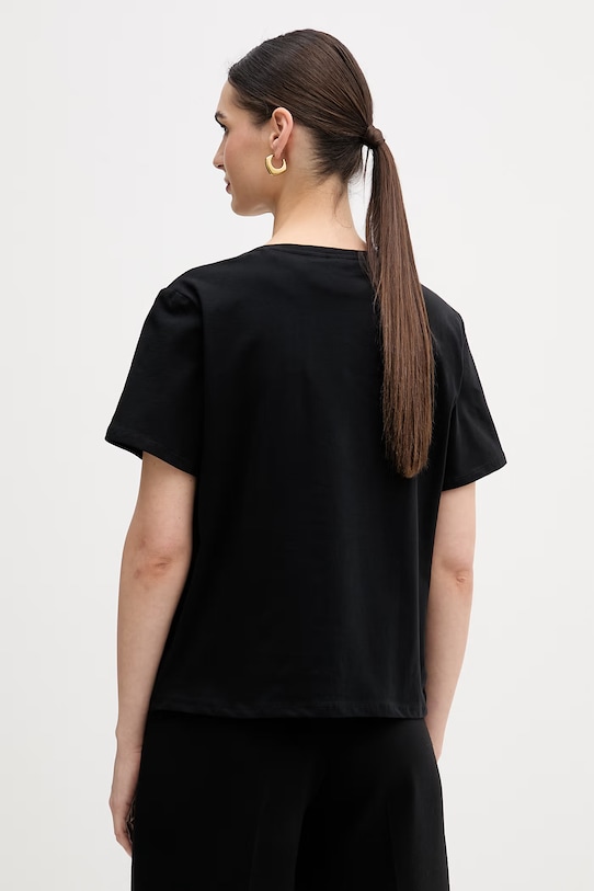 Ρούχα Μπλουζάκι Gaudi 611BD64053 μαύρο