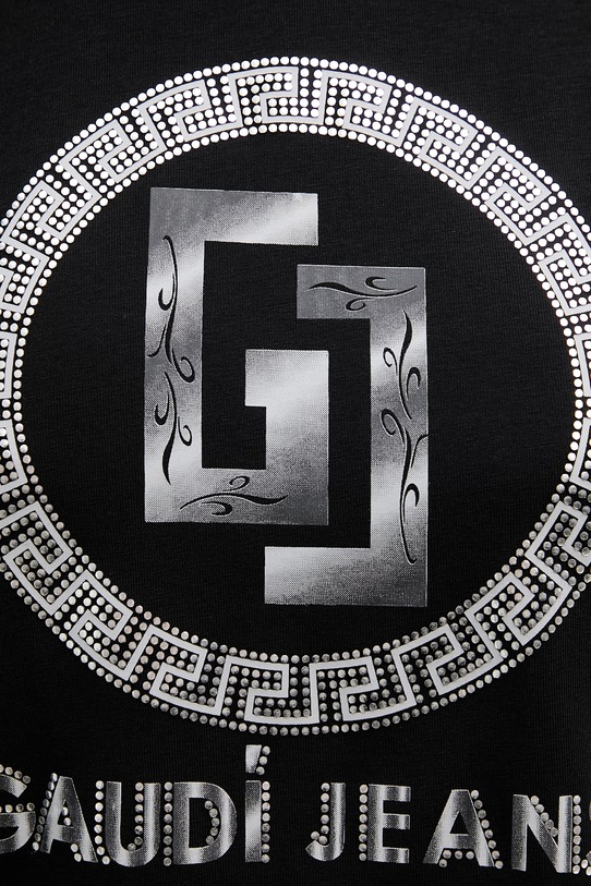 Μπλουζάκι Gaudi 611BD64074 μαύρο