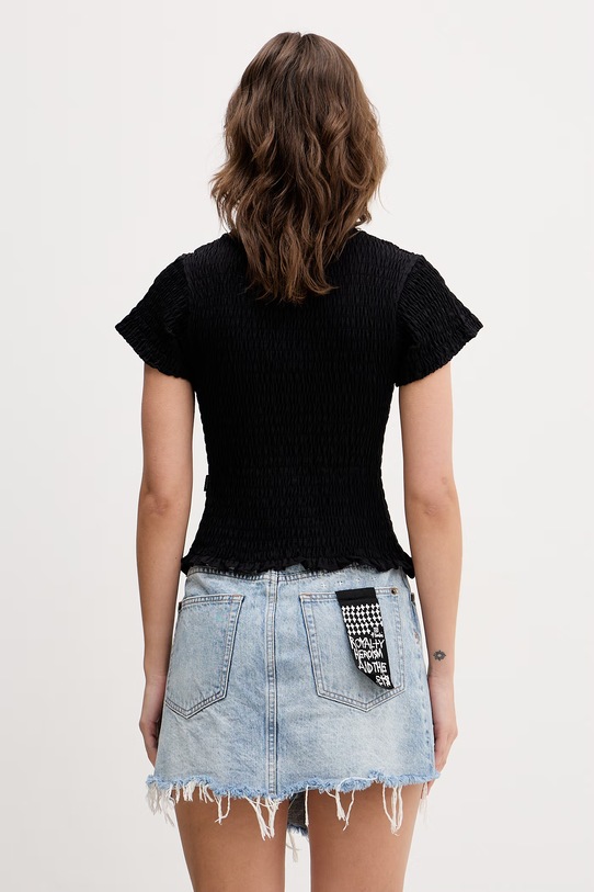 Odzież VETEMENTS bluzka Gathered Baby WE76TR422B czarny