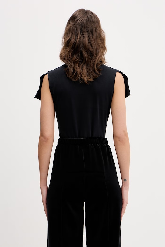 Odzież VETEMENTS body Leather Cross WE76BD537B czarny