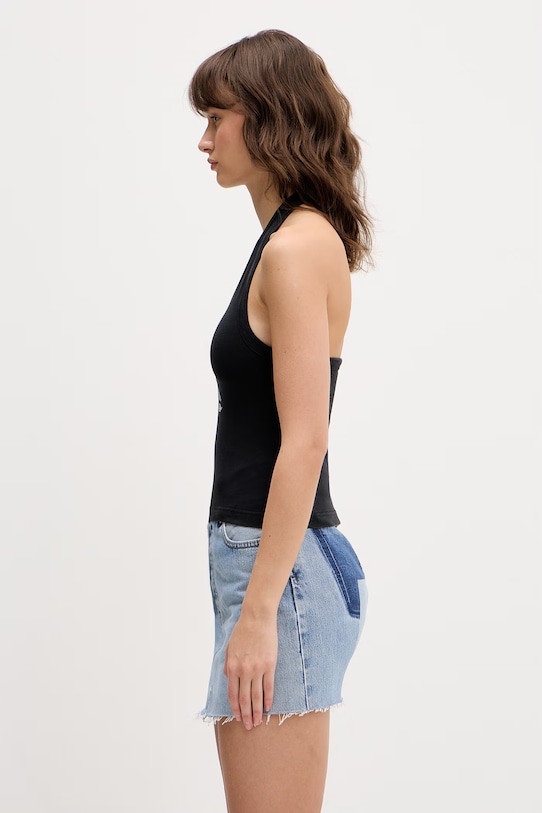 VETEMENTS top Crystal Paris WE76TT522B czarny SS26