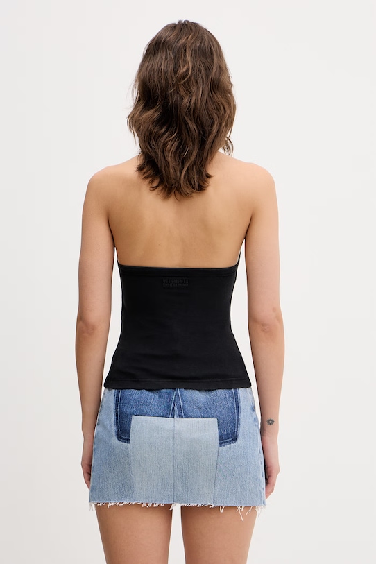 Odzież VETEMENTS top Crystal Paris WE76TT522B czarny