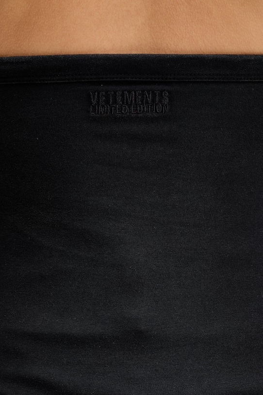 VETEMENTS top Crystal Paris WE76TT522B czarny