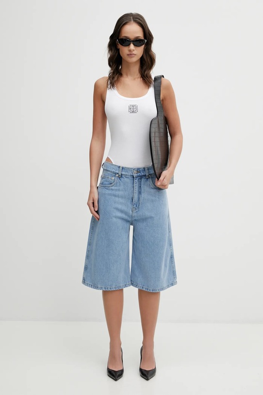 VETEMENTS body Biker Cross Logo WE76BD535W biały