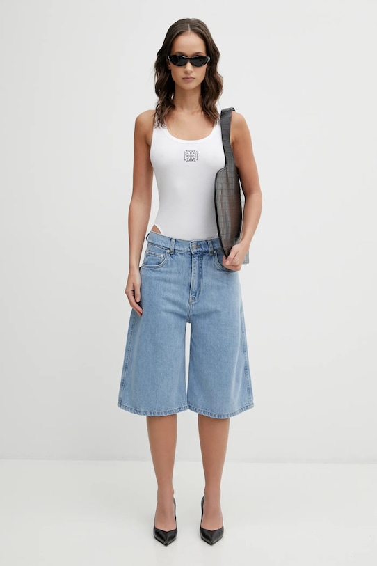 VETEMENTS body Biker Cross Logo WE76BD535W biały