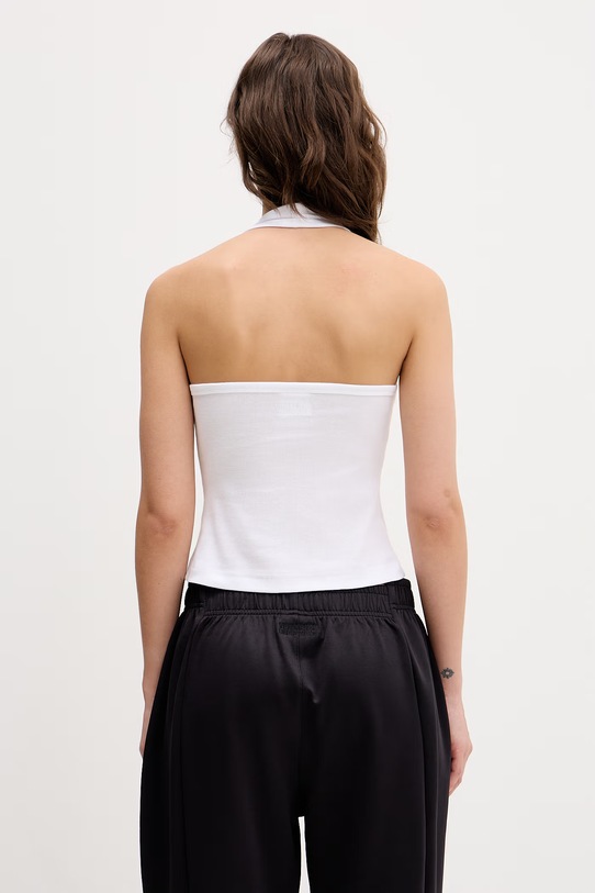 Odzież VETEMENTS top Halter WE76TT521W biały