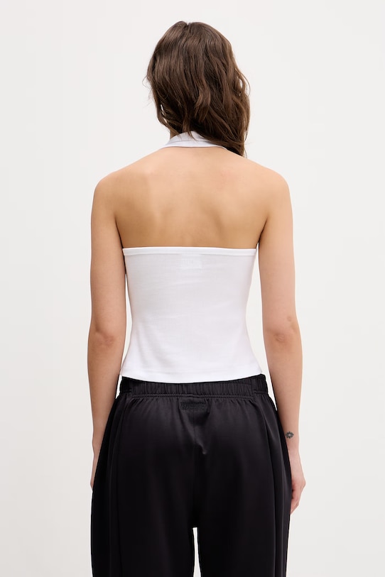 Odzież VETEMENTS top Halter WE76TT521W biały