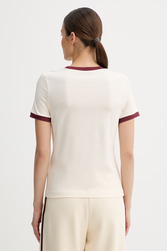 Odzież Guess t-shirt damski bawełniany GRETA V6GI05.K2966 beżowy