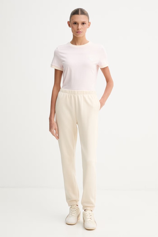 Guess t-shirt damski bawełniany GRETA V6GI05.K2966 różowy SS26