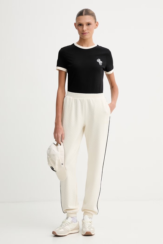 Guess t-shirt damski bawełniany GRETA V6GI05.K2966 czarny SS26