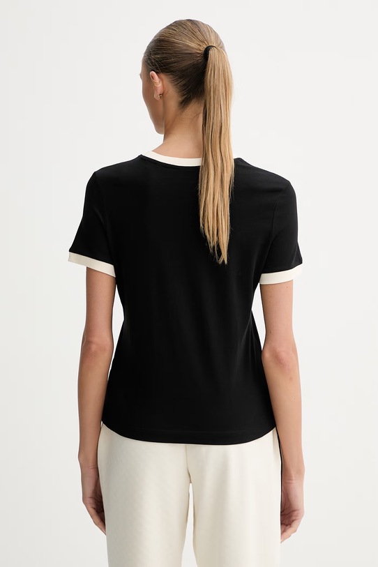 Odzież Guess t-shirt damski bawełniany GRETA V6GI05.K2966 czarny