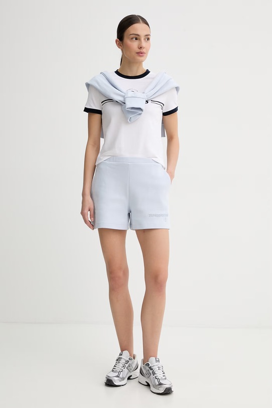 Guess t-shirt damski bawełniany MILA V6GI08.K2975 biały SS26