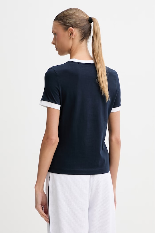 Odzież Guess t-shirt damski bawełniany MILA V6GI08.K2975 granatowy