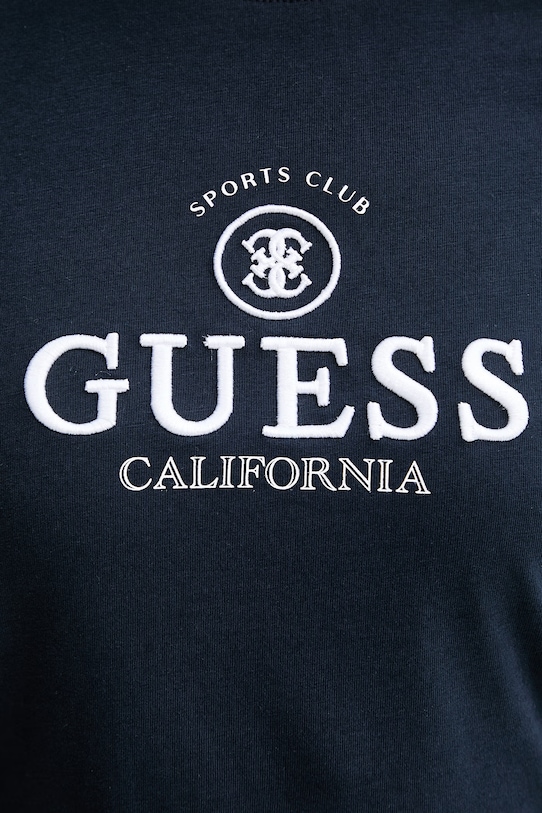 Guess t-shirt damski bawełniany MILA V6GI08.K2975 granatowy
