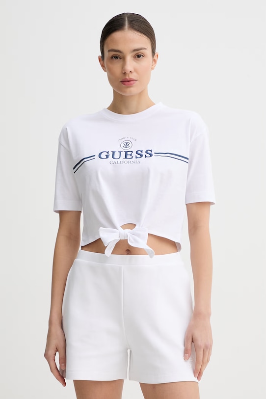 Guess t-shirt damski biały V6GI20.K3509