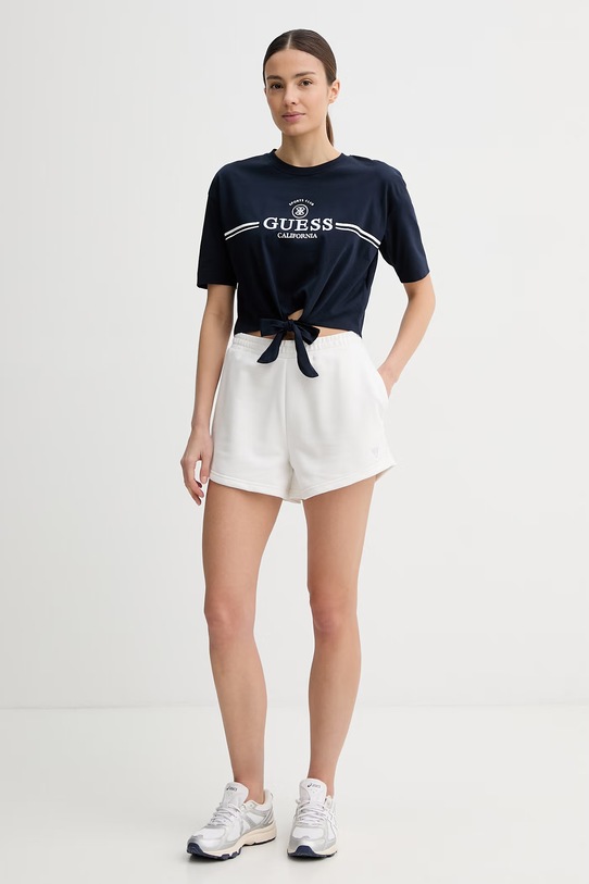 Guess t-shirt damski V6GI20.K3509 granatowy SS26