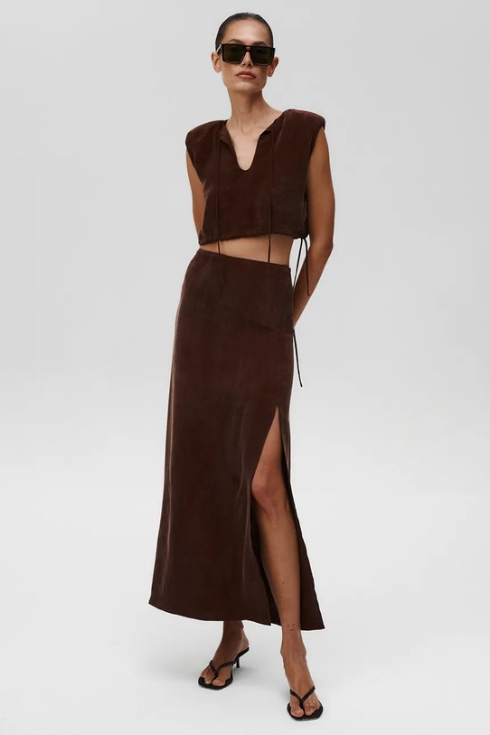 Undress Code top Jolene Top 1226UC brązowy SS26