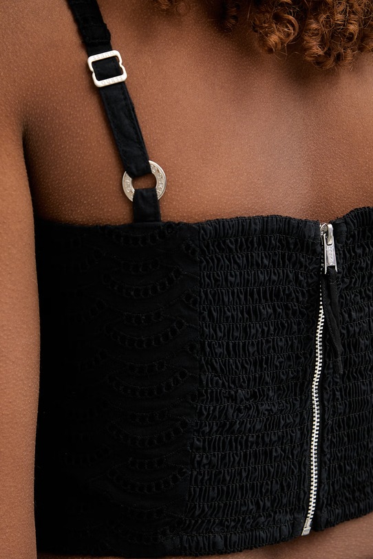 Guess къс топ дамски от памук SHARON W6GH47.W1880