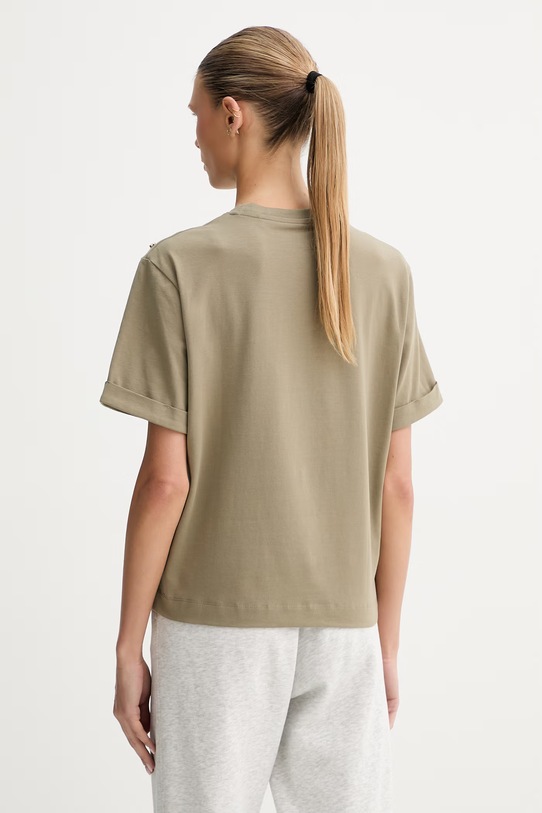 Odzież Guess t-shirt damski X NORTH SAILS W6GI03.K2657 zielony