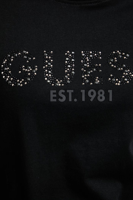 Guess majica ženska od pamuka W6GI15.K3035 crna