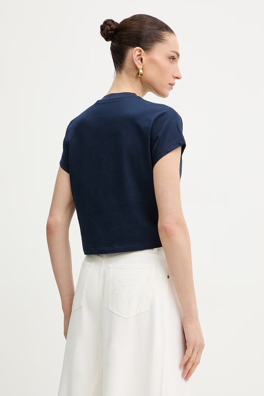 Odzież Guess t-shirt damski bawełniany W6GI31.K3224 granatowy