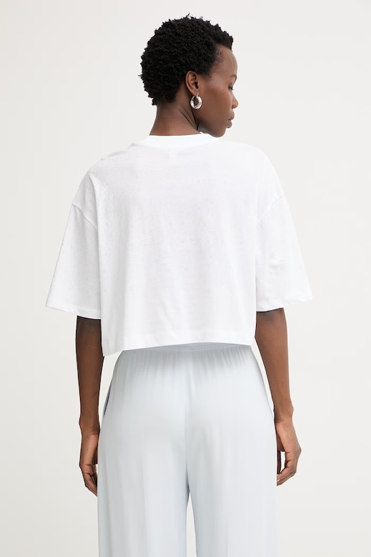 Oblečenie Guess tričko dámske bavlnené W6GI42.K3582 biela