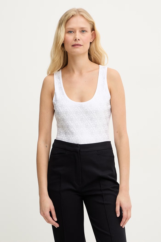 Guess Τοπ Γυναικείο λευκό W6GP10.K2932