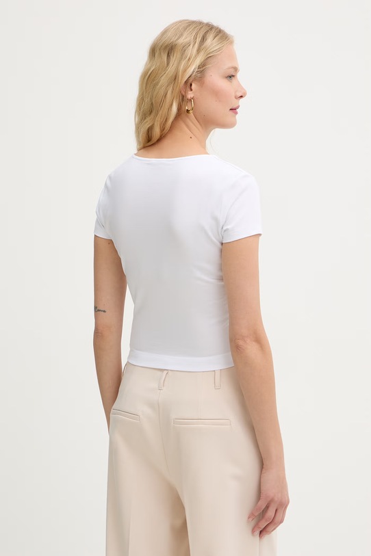 Ρούχα Guess t-shirt Γυναικείο βαμβακερό ELISABETTE W6GP11.K2933 λευκό