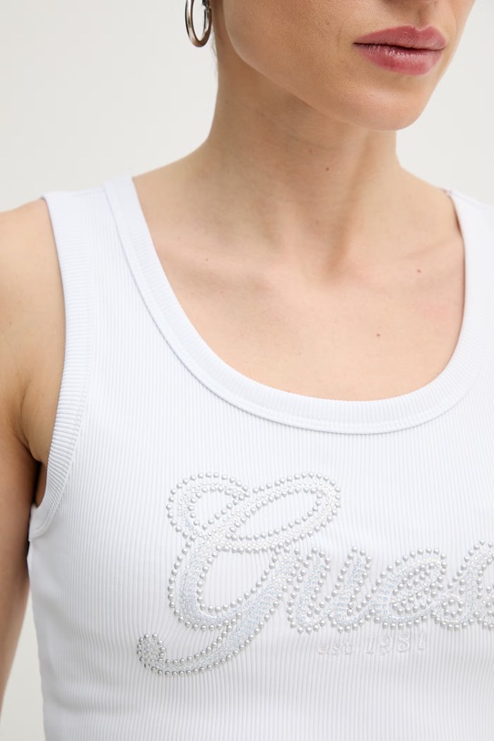 Guess top damski W6GP22.K2954 biały