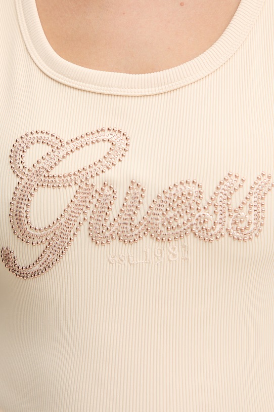 Guess top damski W6GP22.K2954 beżowy