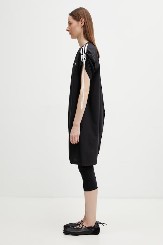 Y-3 W 3S TEE DRESS спортна рокля с изчистена шарка KD1481 черен SS26