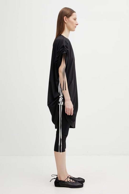 Y-3 W 3S TEE DRESS sukienka sportowa gładka czarny KD1481