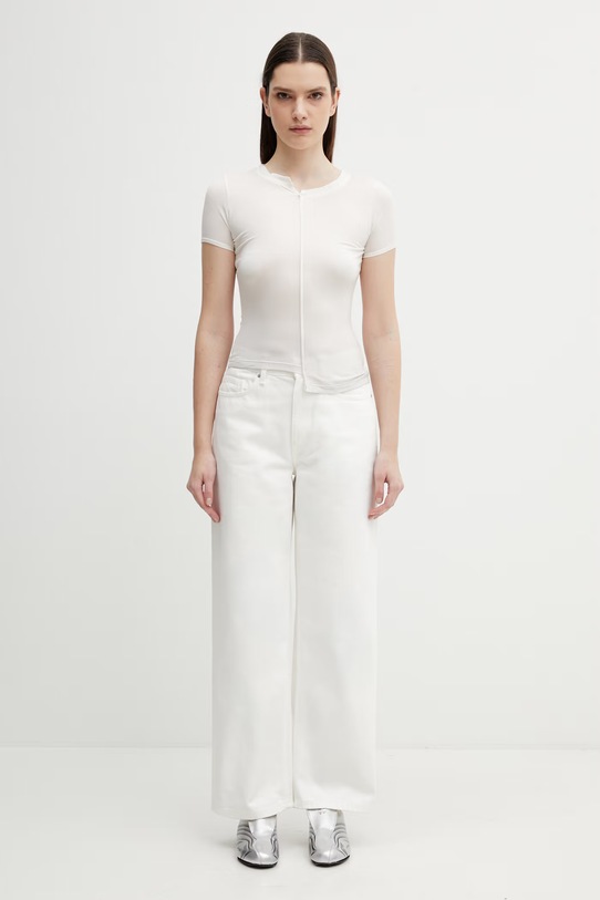 Y-3 t-shirt W DD FTD TEE KQ9789 beżowy