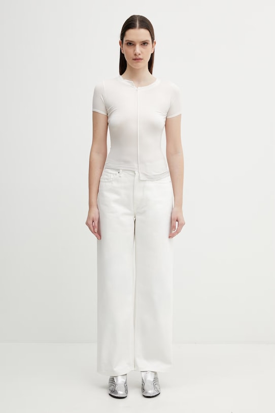 Y-3 t-shirt W DD FTD TEE KQ9789 beżowy