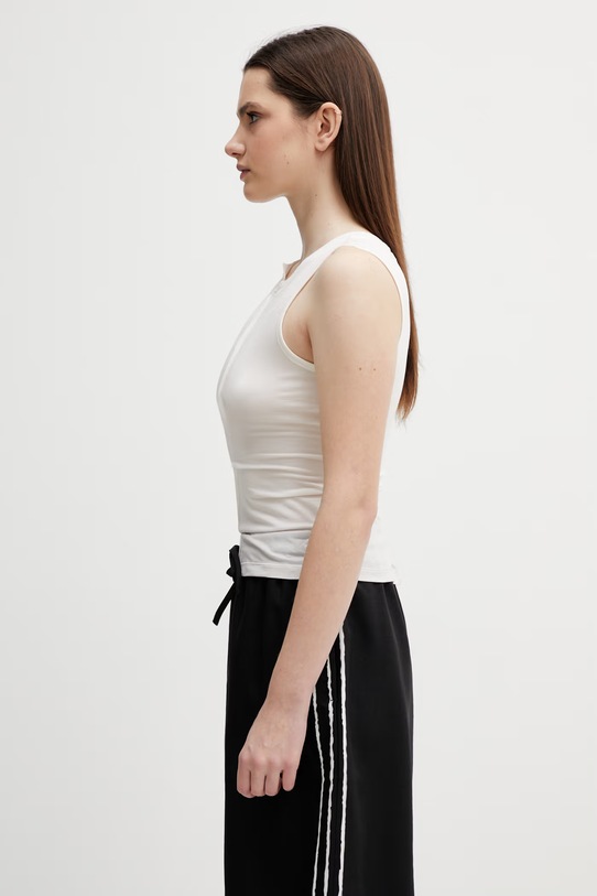Y-3 top W KNIT DD TANK KQ9790 beżowy SS26