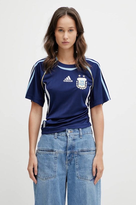 adidas Originals t-shirt ARGENTINA BBJSY wzorzyste granatowy KE2289