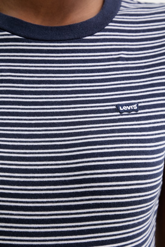 Pamučna majica Levi's ESSENTIAL HM 000KK.0018 mornarsko plava